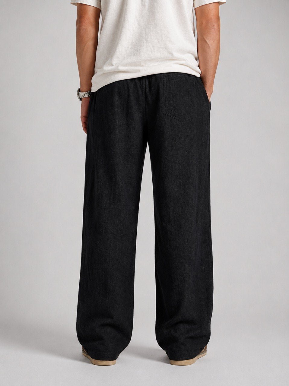 Black Linen Pants