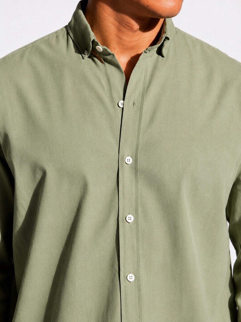 Sage Green Linen Shirt