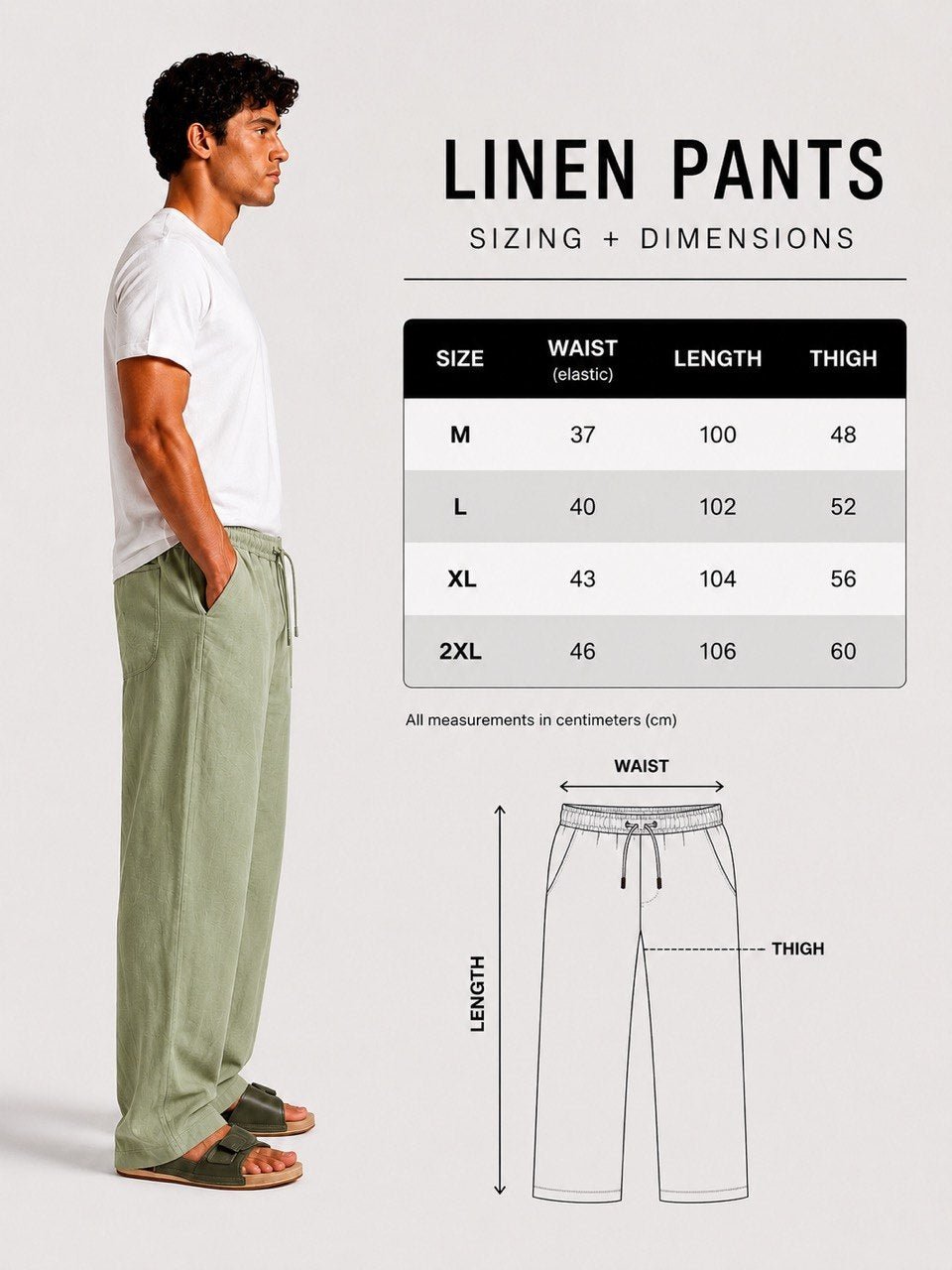 Sage Green Linen Pants