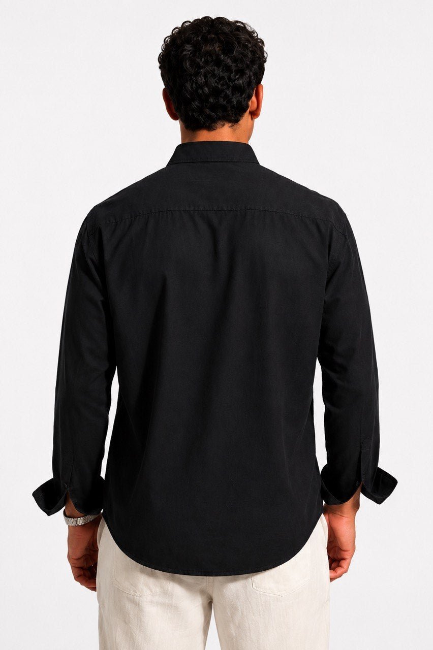 Black Linen Shirt