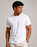 white basic t-shirt