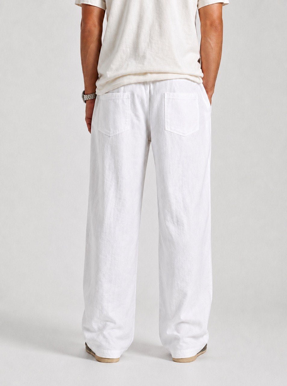 White Linen Pants