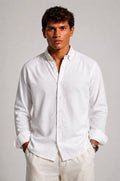 White Linen Shirt